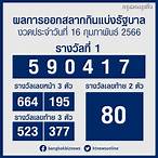ฟังหวยออกวันนี้